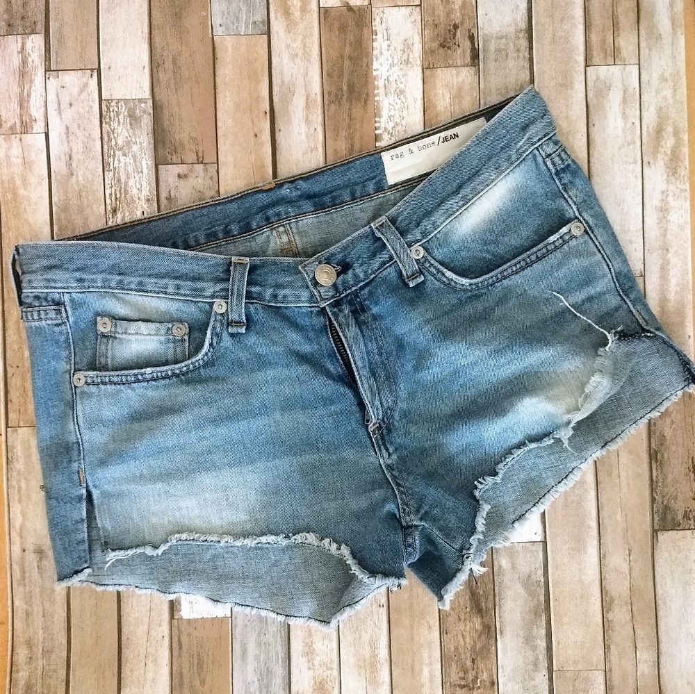 Rag & Bone Cut Off Denim Short